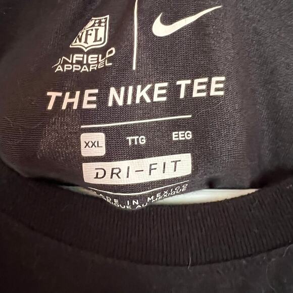 Nike Pittsburgh Steelers Dri-Fit Shirt Mens Size XXL Black Salute To Service - Picture 3 of 10